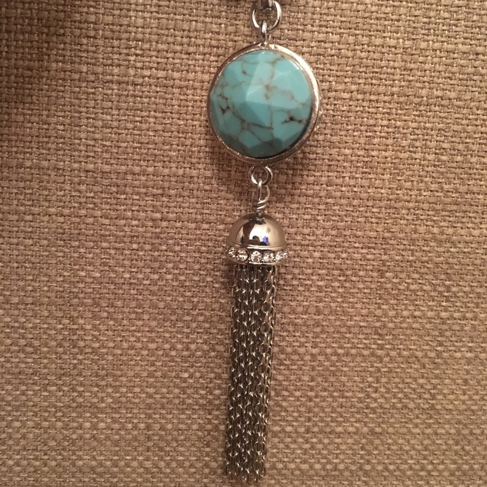 Tresors Two-Stone Tassel Charm